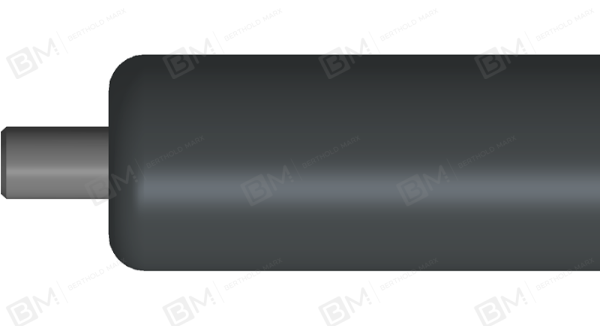 Vérin à Gaz – Ø 8/18 Mm – Course 250 Mm – Longueur 545 Mm – Force 300 N (~30 Kg) – Filetage M6 – Pour Coffre, Hayon, Etc.